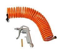 Air-Kit, Tubo a spirale 5 m + pistola aria compressa Raccordo e presa camion.