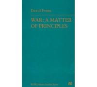 Air Marshal David Evans War: A Matter of Principles (Copertina rigida)