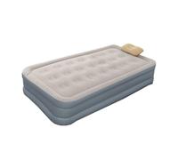 Air Mattress - Gonflating Guest Bed | Automatic Blowing Portable Folding Sleeping Pad for Hiking Twin Airbed with Built-In Pump Fold Automatically for Camping and Home Use Electric Pump Mattress