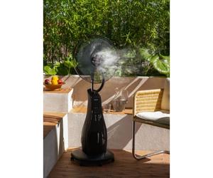 AIR MIST - Ventilatore Nebulizzatore Oscillante Ultra Silenzioso Nero