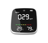 Air Monitor For Home - USB Charging Air Detector | | LED Digital Display Real-Time PM2.5 | USB Charging Air Quality Detector Temperature And Humidity Measurement For Indoor Outdoor