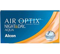 Air Optix Night & Day Aqua lenti a contatto | 6 pz | BC 8.6 mm | -05.75 dpt | Lenti a contatto morbide per comfort prolungato per 30 giorni e 30 notti. Con CB 8.6 mm e DIA 13.8 mm