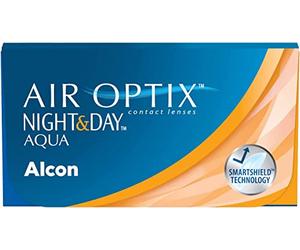 Air Optix Night & Day Aqua lenti a contatto | 6 pz | BC 8.6 mm | -05.75 dpt | Lenti a contatto morbide per comfort prolungato per 30 giorni e 30 notti. Con CB 8.6 mm e DIA 13.8 mm
