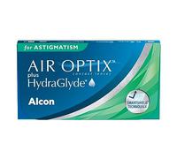 Air Optix Plus HydraGlyde for Astigmatism Lenti a Contatto Mensili, 3 Lenti, BC 8.7 mm, DIA 14.5 mm, CYL -0.75, Asse 40, -6.0 Diopt
