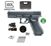 Air P1stol Umarex Glock 17 Gen 4 4,5 mm + 500BB + 5xCO2 12grs + punto rosso 3J