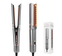 Air Piastra lisciante per capelli, piastra ad aria per lo styling dei capelli, Piastra per Capelli, Piastra Capelli Professionale 2-In-1, Funzione Degli Ioni Negativi, Asciugatura e stiratura