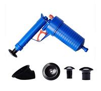Air Power Drain Pistola Alta pressione manuale Lavello Plunger Opener Pulitore Pompa Drainage Dredge strumento di pulizia con 4 diverse tettarelle lavandino vasca da bagno filtro di scarico