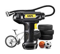 AIR POWER - Pistola gonfiatore e compressore d'aria portatile, cavo accendisigari integrato, gonfiabile rapido per auto, scooter, velo, pallone sportivo