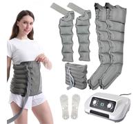 Air Power Pressoterapia Linfodrenaggio Professionale Manuale, Pressoterapia per Casa e Recupero Sportivo, Massaggiatore Gambe a Compressione d Aria, Pressoterapia Braccia