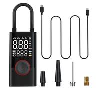 Air Pump for Car Tires - 150PSI Auto Shut-Off Electric Compressor | 5 Mode Digital Display Fast Inflation Portable Inflator Design | For Automotive Truck RV Bike Tires Outdoor Indoor Garage Vehicle Us