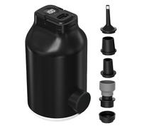 Air Pump For Inflatable - Portable Air Pump Inflation Device, Electric LED Light Airpump With 5-nozzle, Inflation Devices & Accessories For Sleeping Bags Swimming Travel Camping