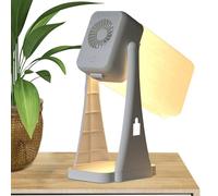 Air Purifiers For Bedroom - Filtro Cleaner With Night Light | Deodorizing Machine, 3-Speed Desktop Fan For Reducing Pet Odors, Dust, And At Home Office