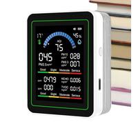 Air Quality Monitor, 2.76in Portable Indoor Detector, Sensor Meter Device, Real Time Air Measurement, Compact User Friendly Design for Bedroom, Room, House, Office, Indoor, Outdoor Environments