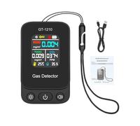 Air Quality Monitor - Portable Indoor Air Quality Tester, Temperature and Humidity Detector | Usb Rechargeable, Measures Hcho Tvoc for Home Office School Cars