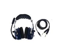 Air RA200 Aviation Pilot Headset with GA Dual Plugs Stereo Mono Switch MP3 Music