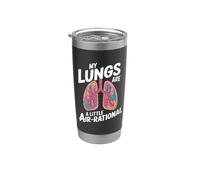 Air-Rational - Consapevolezza del cancro ai polmoni Consapevolezza dell'asma Bicchiere termico in acciaio inox doppia parete