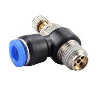 Air SL 1/8 1/4 3/8 1/2 Controllo della velocità Raccordo pneumatico Valvola a farfalla Controller 4 6 8 10mm Tubo flessibile Collegamento rapido Regolabile 1 pz(12-04)