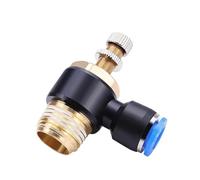 Air SL 1/8 1/4 3/8 1/2 controllo della velocità regolabile raccordo pneumatico valvola a farfalla controller 4 6 8 10 mm tubo flessibile 20 pezzi (5)