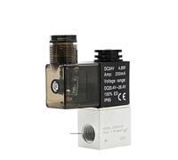 Air Solenoid Valves 2V025-08 2 Position 2 Port 1/4" Or 1/8" Normally Closed Valve Pneumatic Solenoid Valve DC 12V 24V 110V 220V(2v025-06 w 2pcs 401,DC24V)