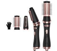 Air Styler 2 in 1 spazzola per asciugacapelli rotante ad aria calda, spazzola rotonda con spazzola elettrica rotonda, 2 accessori, 38 mm/50 mm, spazzola rotante ad aria calda automatica