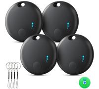 Air Tag 4 Pezzi,Smart Tracker Funziona con Apple Dov'è App (solo iOS),Bluetooth Localizzatore Design Compatto,Batteria a Lunga Durata,Smart Air Tracker Tag Chiavi per Chiavi/Bagagli/Valigie/Portafogli
