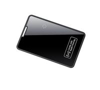 Air Tag Card Wallet Tracker 1 Pezzo, Ricaricabile Trova Oggetti Portafoglio, Smart Tag Compatibile con Apple Dov'è (Solo iOS), Bluetooth Localizzatore per Portafoglio/Valigia/Borse, IP68 Impermeabile