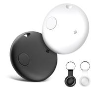 Air Tag Key Finder, Air Tag Tracker KeyFinder Smart Bluetooth Tag,Impermeabile Item Finder Mini Tracker Compatibile con Apple Dove è? App (solo iOS) per valigie, borse, bagagli, passaporti (AT-2PCS)