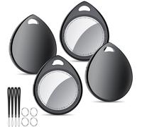 ® Air Tags 4 Pezzi Nero 2025 Smart Tracker Bluetooth Compatibile con Apple Dov’è