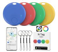 Air tracker Android 4 PCS Smart Tracker Tag Localizzatore Chiavi Compatibile con