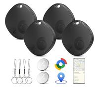 Air Tracker Android, 4 Pezzi Smart Tag, Bluetooth Localizzatore Compatibile con Google Find Hub(Solo Android), Smart Tracker Tag Chiavi per Bagagli,Valigie,Chiavi,Portafogli