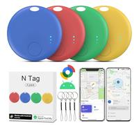 Air Tracker Android e Apple, Smart Air Tracker, Bluetooth Localizzatore Trova oggetti Compatibile con Apple e Google Funzioni Trova Dov'è, Localizzatore Chiavi per Borse, Bagagli, Zaini (Multicolore)