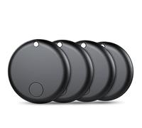 Air Tracker Android Smart Tag, Bluetooth Tracker, compatibile con l'applicazione Google Find My Device (solo Android) per chiavi, bagagli, zaini, borse e altri oggetti, nero - Confezione da 4