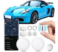 Air Tracker Android, Tracker per veicoli compatibile con Google Find Hub APP 2 Pack Bluetooth Tag Key Finder per bagaglio/portafoglio/valigia/borse bianco