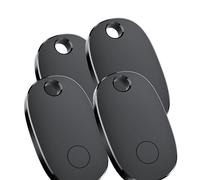 Air Tracker Tag 4 Pezzi, Air Tracker Funziona con Apple Dov'è App (solo iOS), Batteria Sostituibile Trova Oggetti,2 anni Utilizzabile Localizzatore Chiavi per Bagagli/Valigie/Portafogli [weTag Pro]