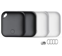 Air Tracker Tag,4 Pezzi Smart Tag Compatibile con Apple Find My (Solo IOS), Bluetooth Localizzatore per Portafogli, Chiavi, Zaini, Bagagli, 100dB Bip, Batteria Sostituibile, IP68 impermeabile