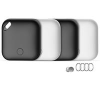 Air Tracker Tag,4 Pezzi Smart Tag Compatibile con Apple Find My (Solo IOS), Bluetooth Localizzatore per Portafogli, Chiavi, Zaini, Bagagli, 100dB Bip, Batteria Sostituibile, IP68 impermeabile