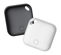 Air Tracker Tag, Smart Tag 2 Pezzi, Localizzatore Chiavi Compatibile con Apple Find My (solo iOS), 90dB Bip, IP67 Impermeabile, Batteria Sostituibile, per Chiavi/Bagagli/Valigia/Portafoglio/Zaino
