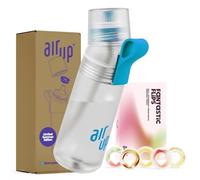 AIR UP® Bottiglia Gen2 Starter Set originale, con baccelli in 5 sapori, borraccia da 600 ml, senza zucchero, lavabile in lavastoviglie e senza BPA | Blue Splash