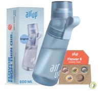 AIR UP® Borraccia Gen2 originale starter set con cialde 5 gusti I Borraccia da 600ml con aromi senza zucchero | Lavabile in lavastoviglie, senza BPA I Colore blu