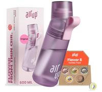 AIR UP® Borraccia Gen2 originale starter set con cialde 5 gusti I Borraccia da 600ml con aromi senza zucchero I Lavabile in lavastoviglie, senza BPA I Colore viola