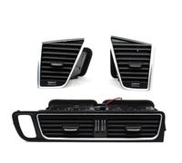 Air Vent Griglia Compatibile Con Q5 2009 2010 2011 2012 2013 2014 2015 2016 2017 2018 Console Anteriore Griglia Di Ventilazione AC Vent(3PCS)