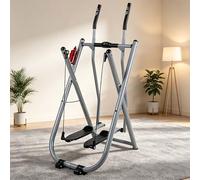 Air Walker Cross Trainer, macchina per esercizi pieghevole 2 in 1 per cardio, a casa e in ufficio, allenamento completo per braccia e gambe, design compatto