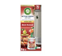Air Wick Active Fresh Deodorante per Ambienti, Confezione con 1 Diffusore Automatico senza gas, 1 Ricarica alla Fragranza Spezie Invernali con Oli Essenziali 228ml, 2 Pile AA