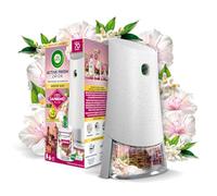 Air Wick Active Fresh Deodorante per Ambienti, Confezione con 1 Diffusore Automatico senza gas, 1 Ricarica alla Fragranza Sinfonia di Fiori di Sanremo con Oli Essenziali 228ml, 2 Pile AA