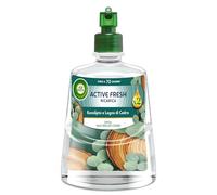 Air Wick Active Fresh Deodorante per Ambienti, Ricarica per Diffusore Spray Automatico senza Gas alla fragranza Eucalipto e Legno di Cedro, 228 ml (Confezione da 1)