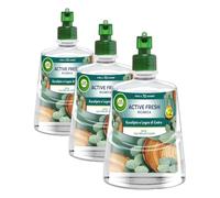 Air Wick Active Fresh Deodorante per Ambienti, Ricarica per Diffusore Spray Automatico senza Gas alla fragranza Eucalipto e Legno di Cedro, 228 ml (Confezione da 3)