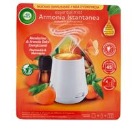 AIR WICK ARMONIA ISTANTANEA KIT CON DIFFUSORE E RICARICA MANDARINO E ARANCIA
