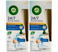 Air Wick Automatico Fragranza Spray Brezza Marina 2 X Starter Set 0% Farbstoff