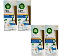 Air Wick Automatico Fragranza Spray Brezza Marina 4 X Starter Set 0% Farbstoff
