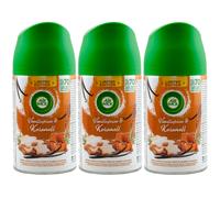 Air Wick Automatico Spray Vanillesterne & Caramello 3 X 250ml Ricarica Inverno